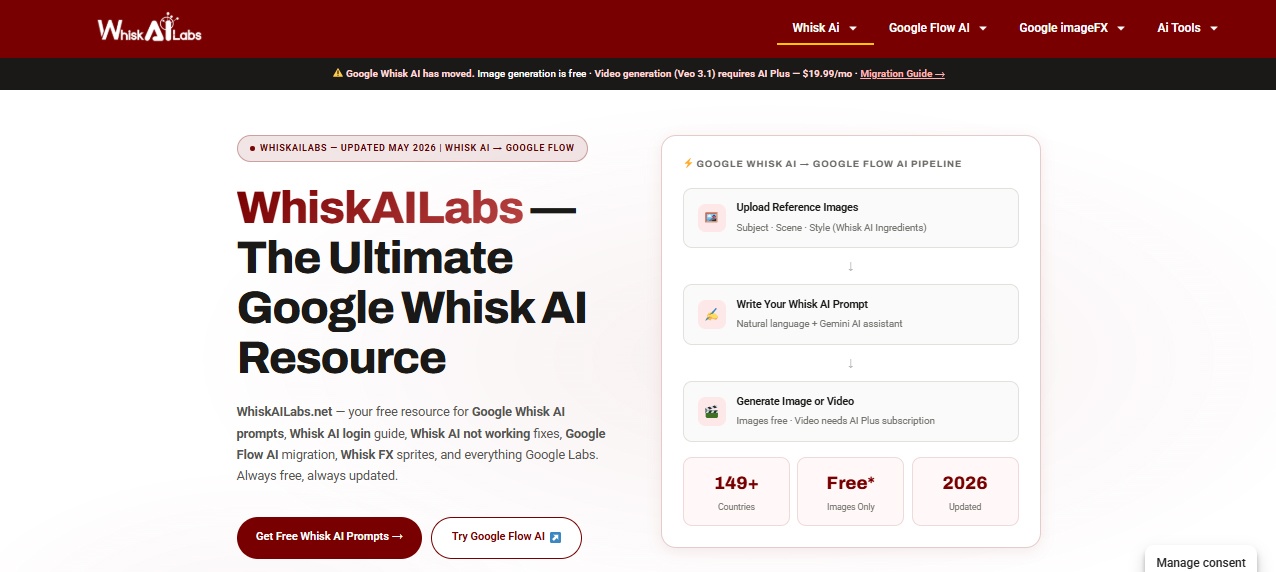 whisk Ai labs preview